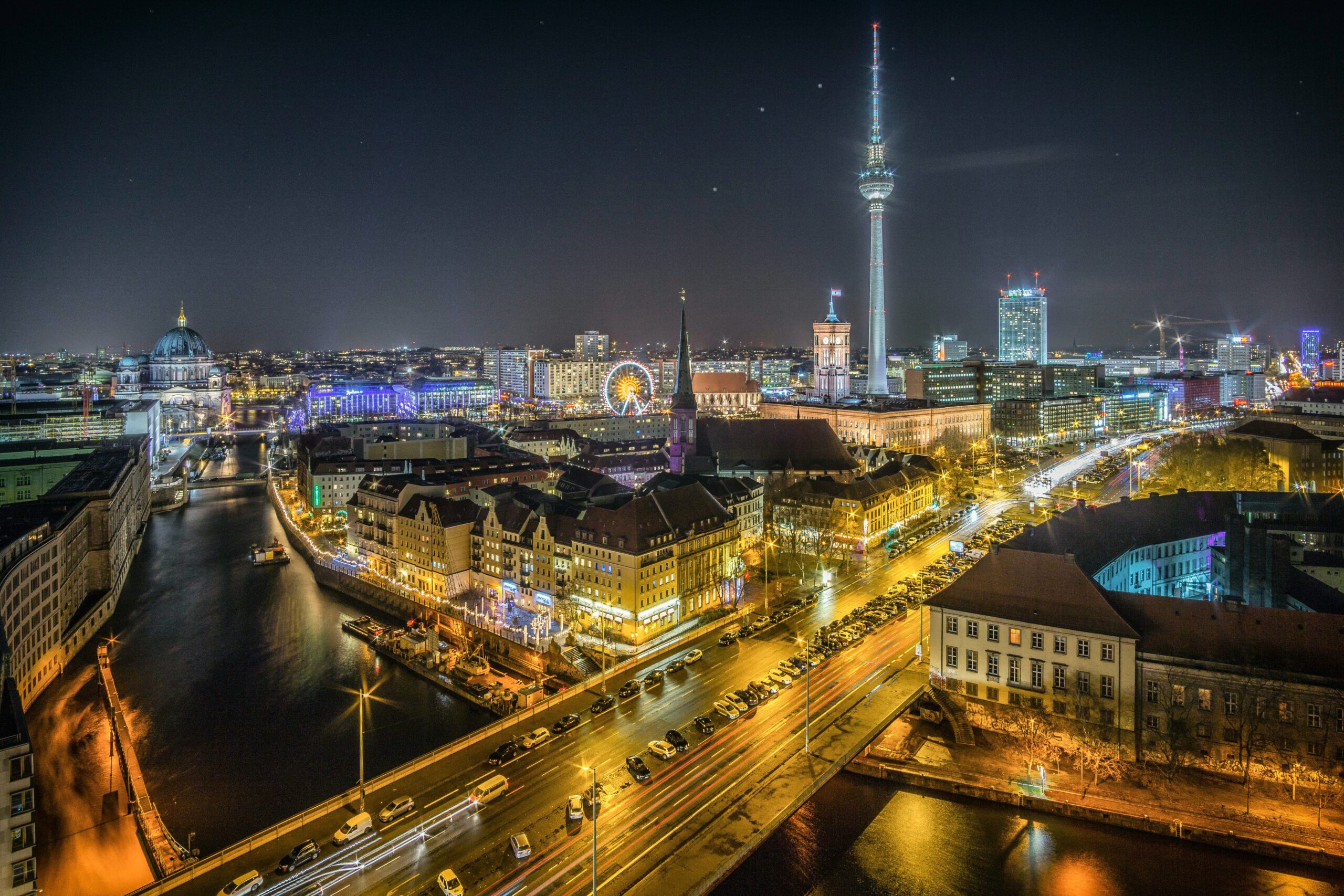 View over the River Spree Berlin Germany