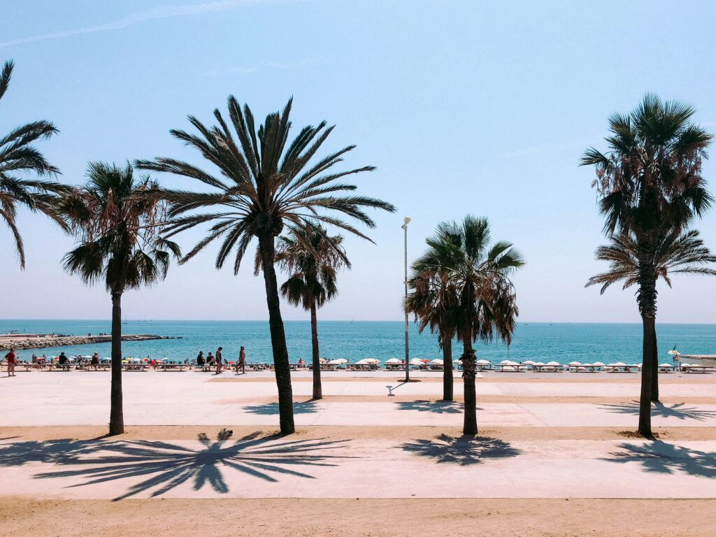 BARCELONETA BEACH BARCELONA CATALONIA SPAIN