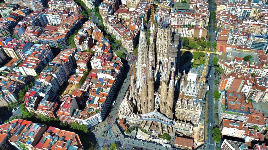 SAGRADA FAMILIA BARCELONA CATALONIA SPAIN