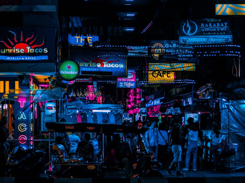 Silom Road, Bangkok, Thailand