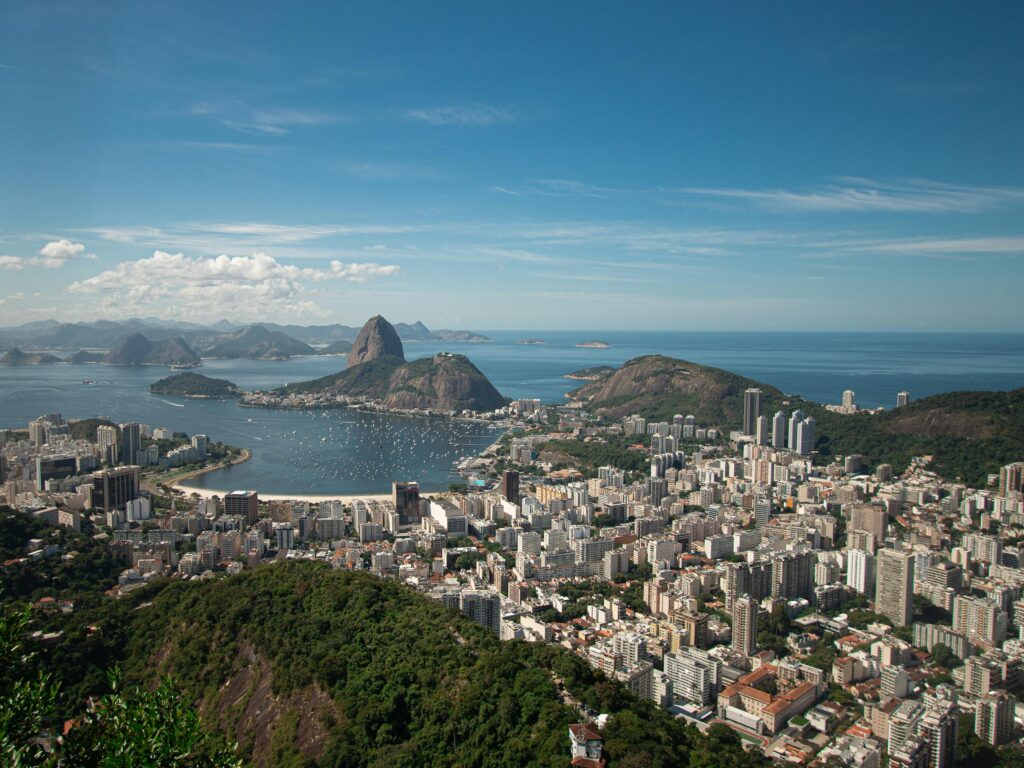 View from Santa Teresa Rio de Janeiro Brazil