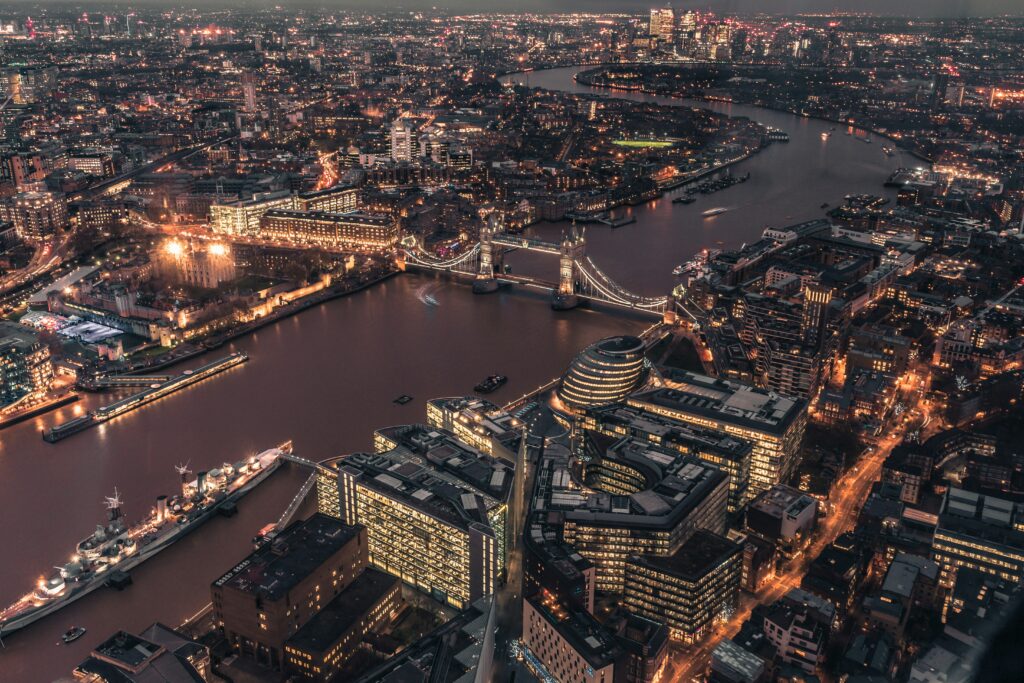 View from The Shard London United Kingdom