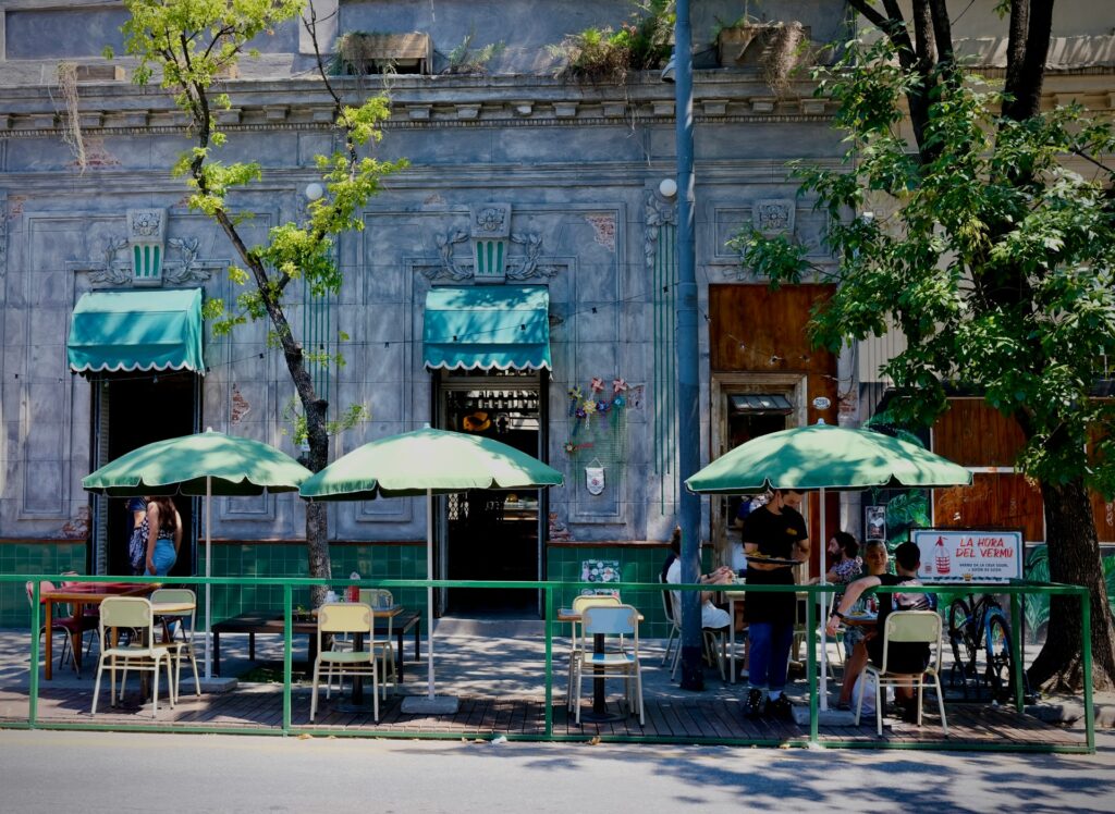 Street Cafe in Palermo Soho Buenos Aires Argentina