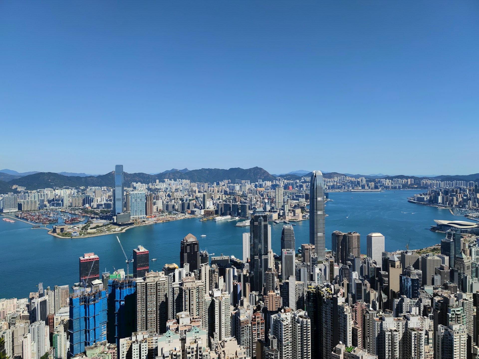 Hong Kong from Victoria Peak Hong Kong China