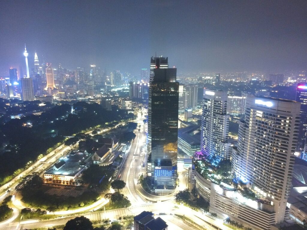KL Sentral and the Kuala Lumpur skyline Kuala Lumpur Malaysia