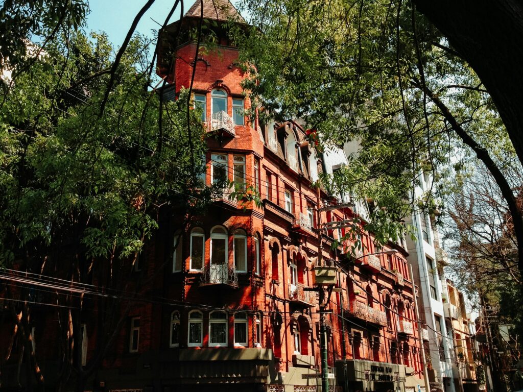 Casa de las Brujas, an iconic landmark in Roma Norte Mexico City Mexico